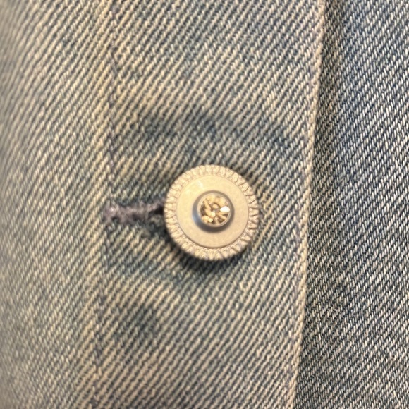 Vintage bejeweled Jean Jacket - Picture 4 of 6